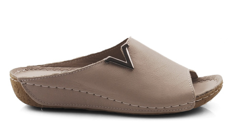 T.Sokolski L22-301 szare skórzane klapki T.Sokolski L22-301 szare skórzane klapki