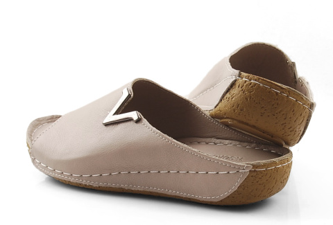 T.Sokolski L22-301 szare skórzane klapki T.Sokolski L22-301 szare skórzane klapki