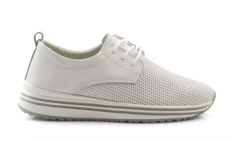 T.Sokolski W21-93 skórzane białe półbuty