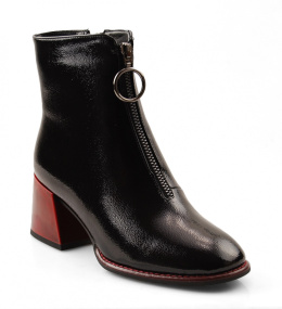 Filippo DBT3111 czarne lakierowane botki