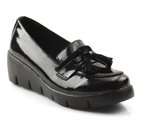 Filippo DP3162 czarne skórzane półbuty Filippo DP3162 czarne skórzane półbuty