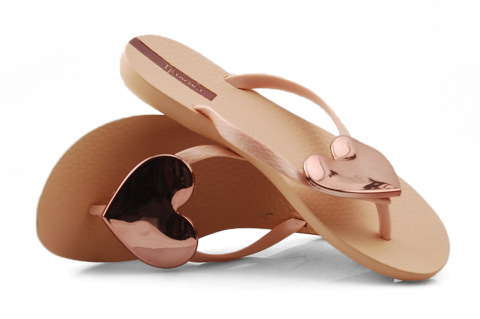 Ipanema 82120 różowe japonki z sercem Ipanema 82120 różowe japonki z sercem