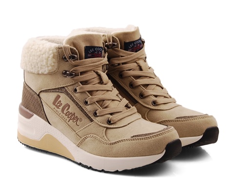 Lee Cooper LCJ-21-01-0561L beżowe trapery Lee Cooper LCJ-21-01-0561L beżowe trapery