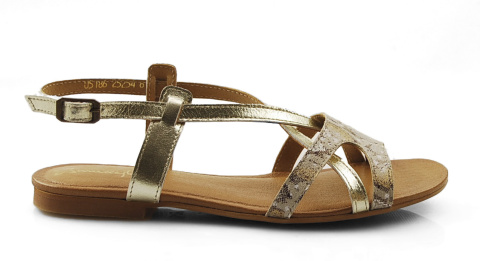 Maciejka 05186 złote skórzane sandały Maciejka 05186 złote skórzane sandały