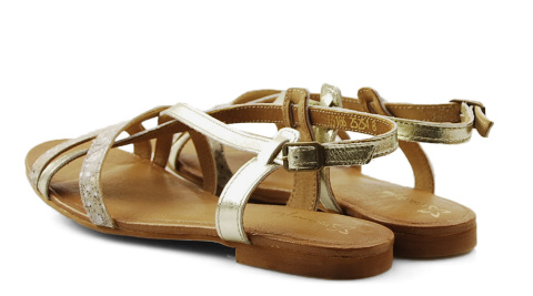 Maciejka 05186 złote skórzane sandały Maciejka 05186 złote skórzane sandały