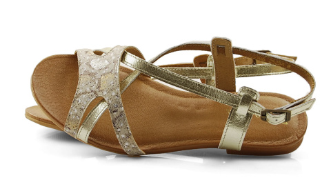 Maciejka 05186 złote skórzane sandały Maciejka 05186 złote skórzane sandały