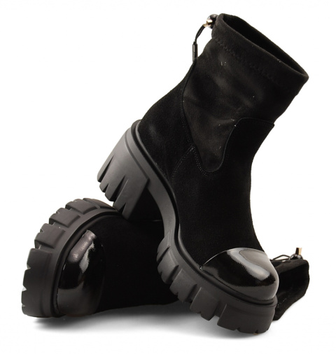 Maciejka 05231 czarne skórzane botki Maciejka 05231 czarne skórzane botki