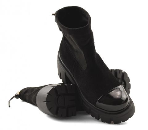 Maciejka 05231 czarne skórzane botki Maciejka 05231 czarne skórzane botki