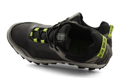 Big Star II174136 czarne półbuty trekkingowe