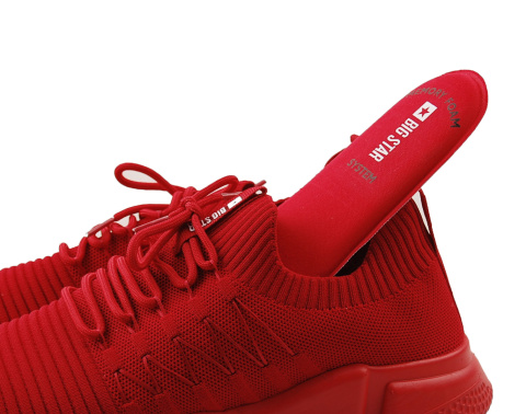Big Star JJ174265 czerwone lekkie sneakersy Big Star JJ174265 czerwone lekkie sneakersy
