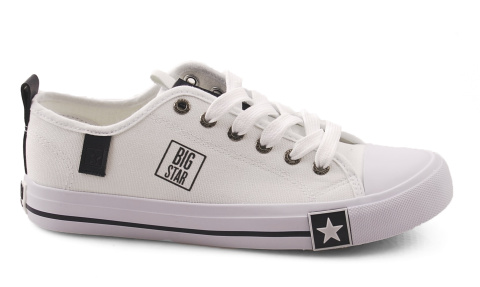 Big Star JJ274255 białe trampki+skarpetki Big Star JJ274255 białe trampki+skarpetki