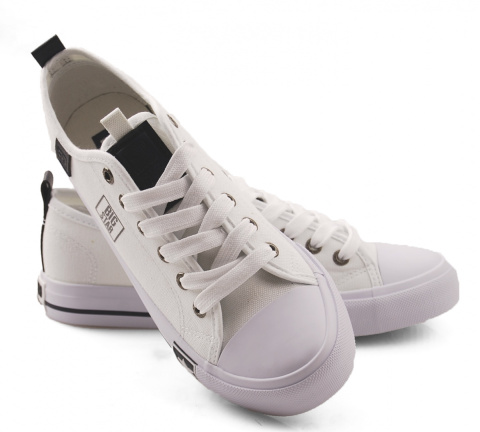 Big Star JJ274255 białe trampki+skarpetki Big Star JJ274255 białe trampki+skarpetki