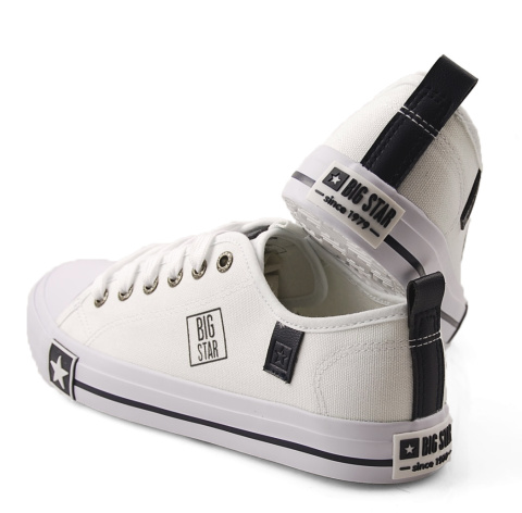Big Star JJ274255 białe trampki+skarpetki Big Star JJ274255 białe trampki+skarpetki