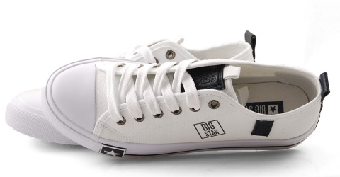 Big Star JJ274255 białe trampki+skarpetki Big Star JJ274255 białe trampki+skarpetki