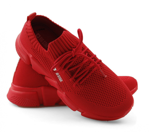 Big Star JJ274265 czerwone lekkie sneakersy Big Star JJ274265 czerwone lekkie sneakersy