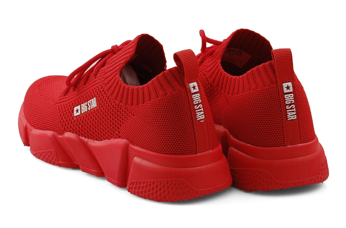 Big Star JJ274265 czerwone lekkie sneakersy