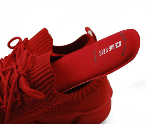 Big Star JJ274265 czerwone lekkie sneakersy Big Star JJ274265 czerwone lekkie sneakersy