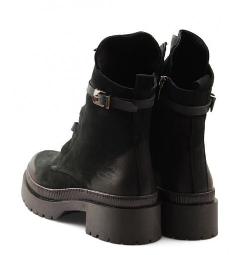 Boccato 006.125 czarne skórzane trapery Boccato 006.125 czarne skórzane trapery