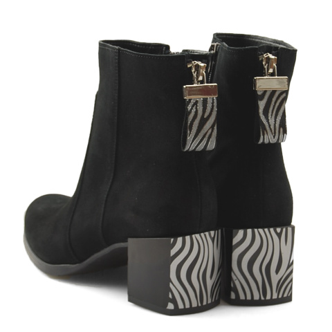 Boccato 5274 czarne skórzane botki