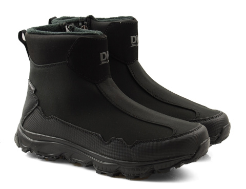 DK 2462 czarne śniegowce męskie