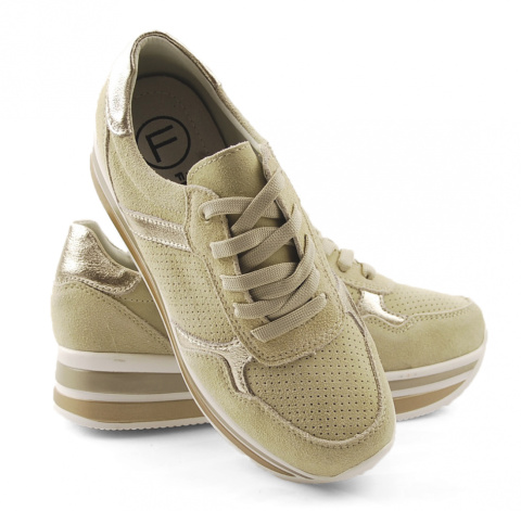 Filippo DP2004 beżowe skórzane półbuty Filippo DP2004 beżowe skórzane półbuty