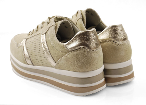 Filippo DP2004 beżowe skórzane półbuty Filippo DP2004 beżowe skórzane półbuty