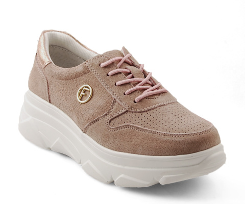 Filippo DP2138 różowe skórzane półbuty Filippo DP2138 różowe skórzane półbuty