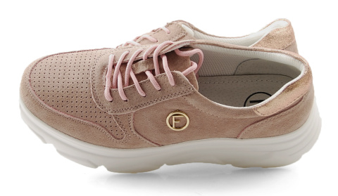 Filippo DP2138 różowe skórzane półbuty Filippo DP2138 różowe skórzane półbuty