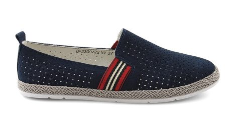 Filippo DP2309/22 granatowe skórzane tenisówki Filippo DP2309/22 granatowe skórzane tenisówki