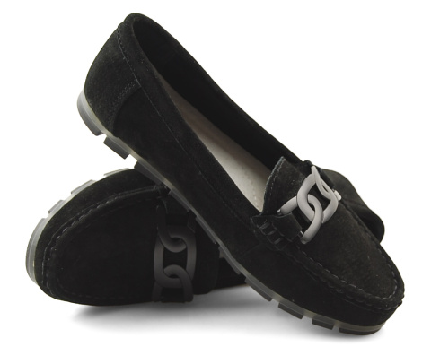 Filippo DP3630 czarne skórzane mokasyny Filippo DP3630 czarne skórzane mokasyny