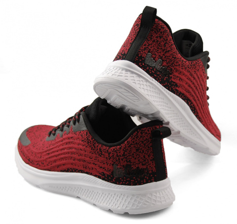 Lee Cooper LCW-22-32-1228M czerwone półbuty sportowe Lee Cooper LCW-22-32-1228M czerwone półbuty sportowe