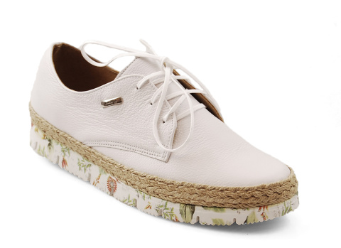 Maciejka 02936 białe skórzane półbuty Maciejka 02936 białe skórzane półbuty