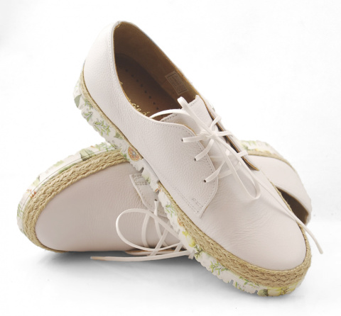 Maciejka 02936 białe skórzane półbuty Maciejka 02936 białe skórzane półbuty