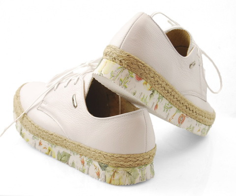 Maciejka 02936 białe skórzane półbuty Maciejka 02936 białe skórzane półbuty