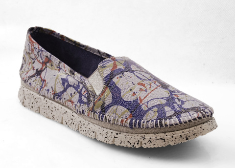 Maciejka 03512-39 niebieskie skórzane półbuty Maciejka 03512-39 niebieskie skórzane półbuty