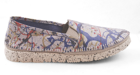 Maciejka 03512-39 niebieskie skórzane półbuty Maciejka 03512-39 niebieskie skórzane półbuty