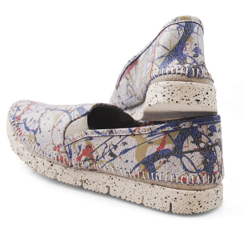 Maciejka 03512-39 niebieskie skórzane półbuty Maciejka 03512-39 niebieskie skórzane półbuty