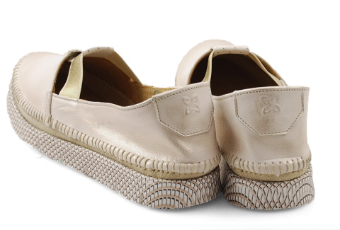Maciejka 05432 złote skórzane półbuty Maciejka 05432 złote skórzane półbuty