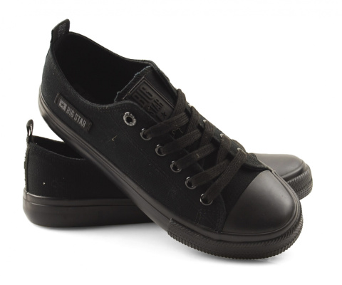 Big Star KK274009 czarne trampki+skarpetki Big Star KK274009 czarne trampki+skarpetki