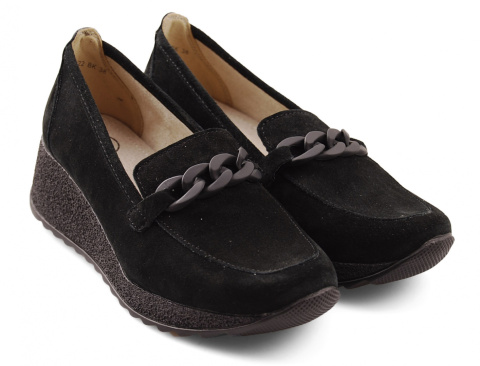 Filippo DP3632 czarne skórzane półbuty Filippo DP3632 czarne skórzane półbuty