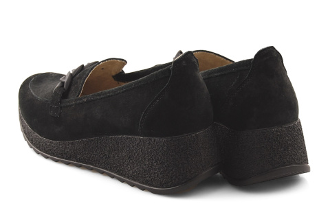 Filippo DP3632 czarne skórzane półbuty Filippo DP3632 czarne skórzane półbuty