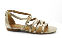 Maciejka 05523 złote skórzane sandały