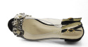 Sabatina 380-8 czarne transparentne sandały