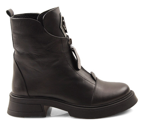 Boccato 271.610 czarne skórzane botki Boccato 271.610 czarne skórzane botki