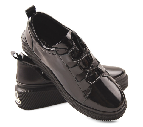 Boccato 375.01 czarne skórzane botki Boccato 375.01 czarne skórzane botki