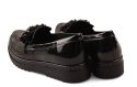 Dwunasty Shoes 923 czarne skórzane półbuty