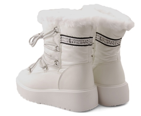 Filippo DBT4239 białe śniegowce Filippo DBT4239 białe śniegowce