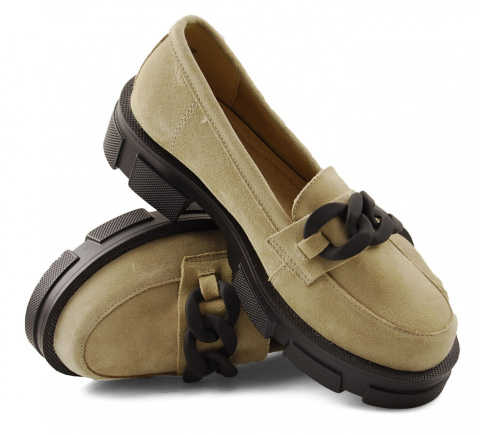 Filippo DP3221/23 beżowe skórzane mokasyny Filippo DP3221/23 beżowe skórzane mokasyny