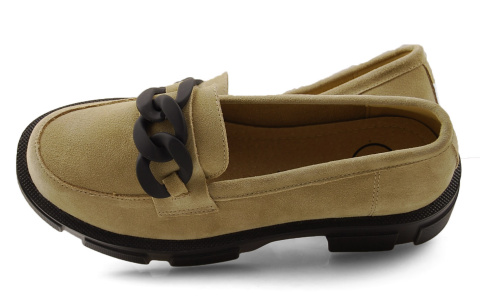 Filippo DP3221/23 beżowe skórzane mokasyny Filippo DP3221/23 beżowe skórzane mokasyny