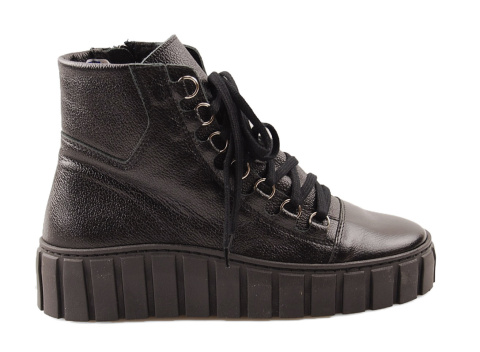 Galant Z22-65 czarne skórzane botki Galant Z22-65 czarne skórzane botki